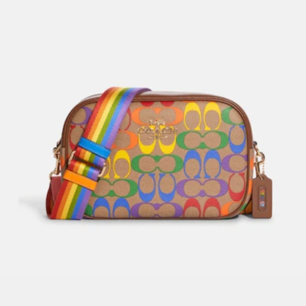 NWOT-Coach Jamie camera bag, rainbow pride